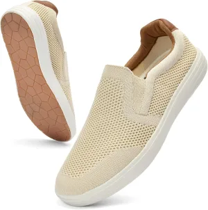 Puxowe Men's Casual Slip On Walking Shoes Mesh Comfortable Loafer