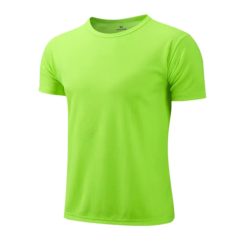 Quick-Drying round Neck Sport T-Shirt Gym Fitness Shirt Trainer Running T-Shirt Men Breathable Sportswear