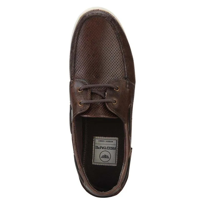 RedTape Men Brown Boat Shoes