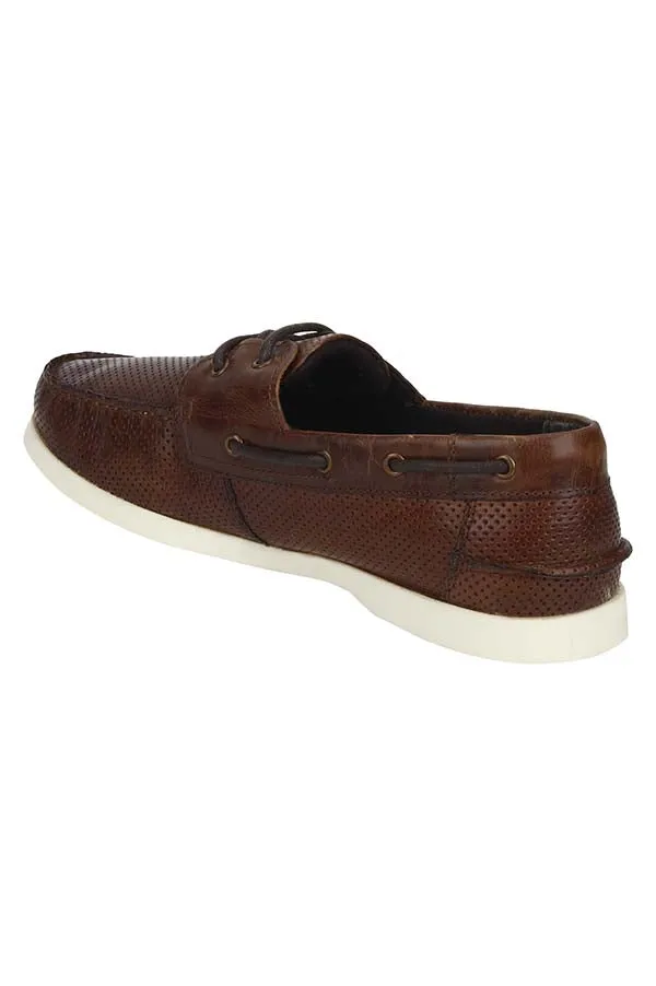 RedTape Men Brown Boat Shoes