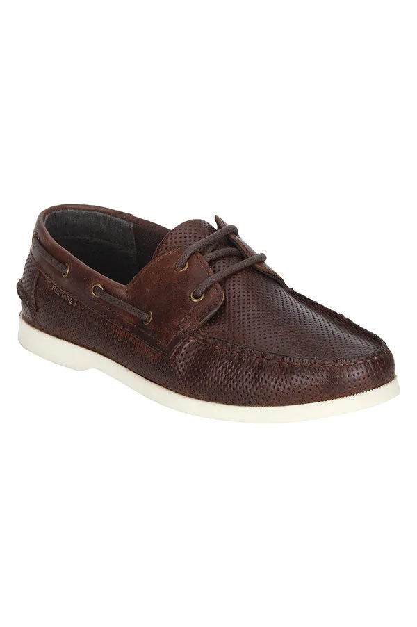 RedTape Men Brown Boat Shoes