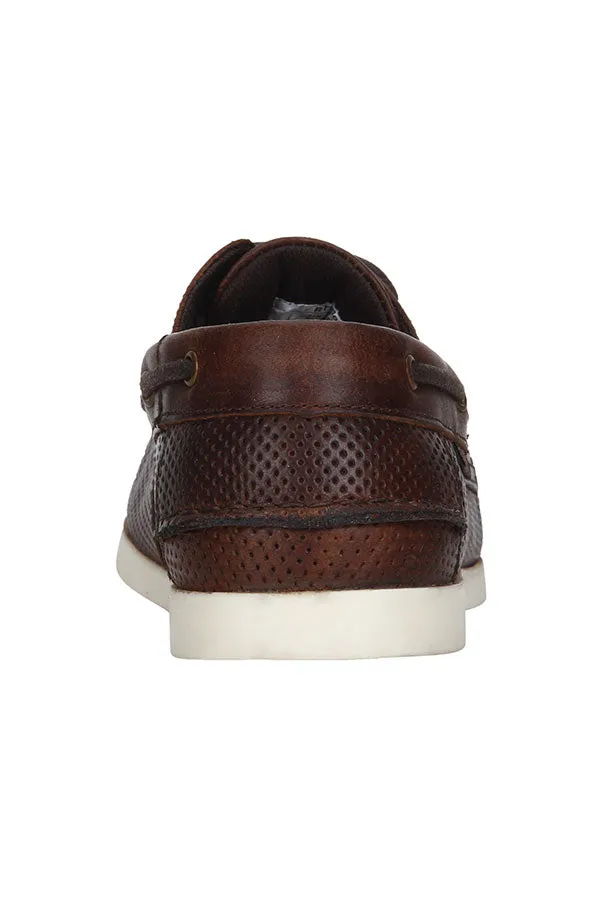 RedTape Men Brown Boat Shoes