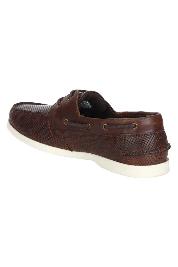 RedTape Men Brown Boat Shoes