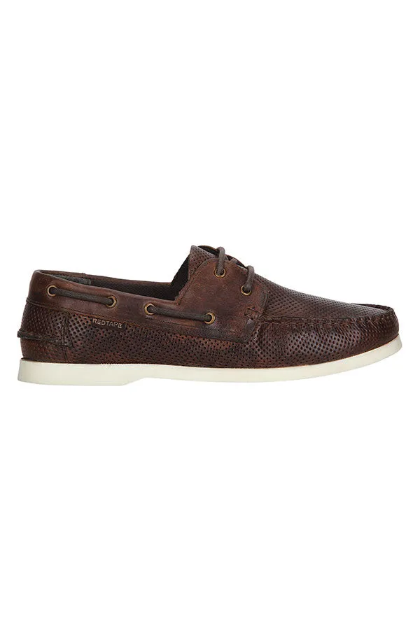 RedTape Men Brown Boat Shoes