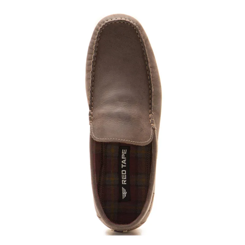 RedTape Men Dark Brown Loafers