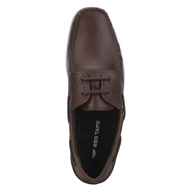 RedTape Men Tan Boat Shoes