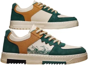 Retro Fashion Low-top Casual Trend Shoes, Spring and Autumn Niche Design, Men's Trendy Color Matching Shoes, lace-up Suitable for Outdoor, Campus, Walking, Street, Jogging, Travel