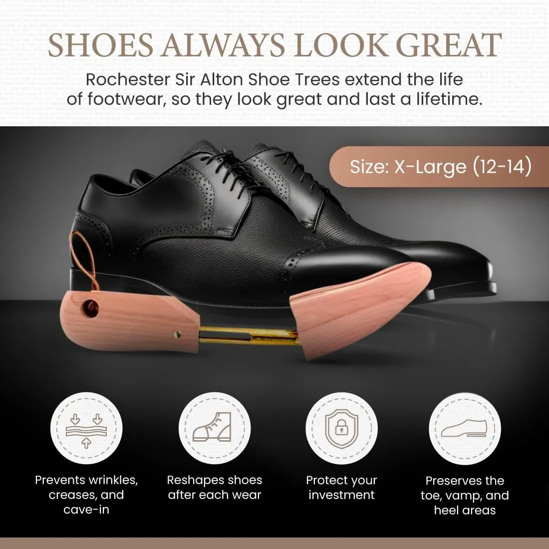 Rochester Men's Sir Alton Shoe Tree
