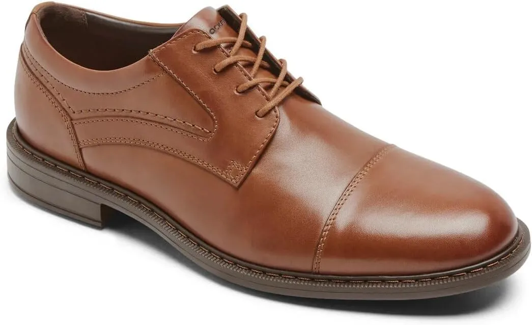 ROCKPORT Tanner Cap Toe Men's Tan Oxfords 8.5W