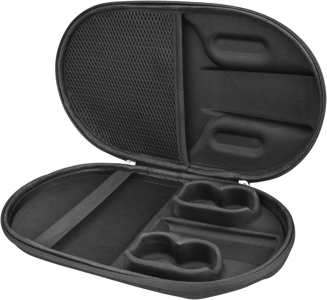 Round Ping Pong Paddle Case, Hard Shell Storage Bag for 2 Paddles & 4 Balls, Anti-Drop, Anti-Scratch