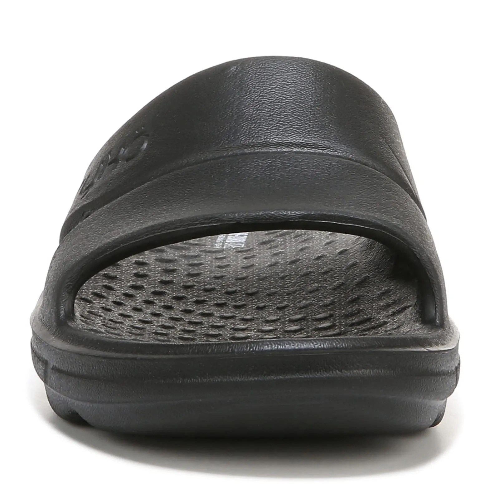 Ryka Womens Restore Recovery Slide Sandal, Black, 7 US