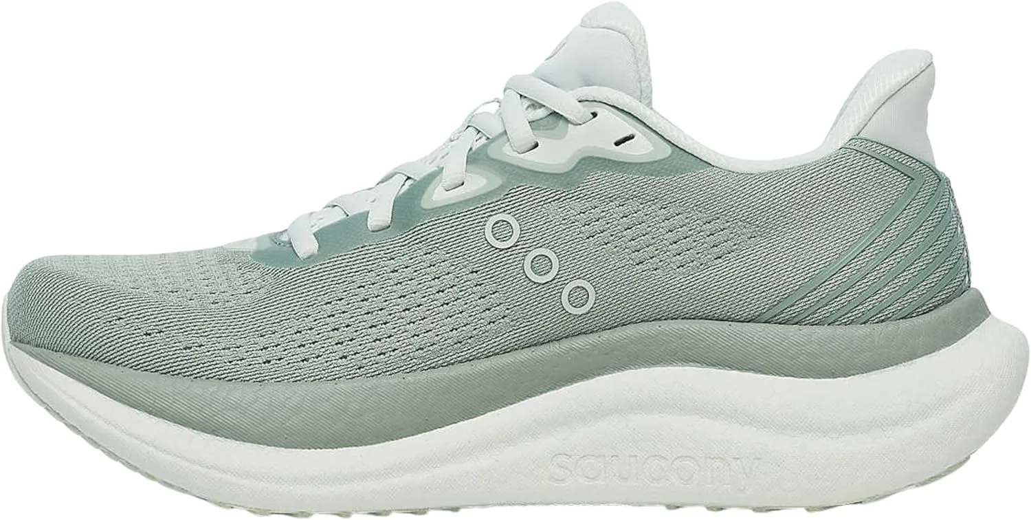 Saucony Women's Triumph 23 Sneaker, Iceberg/Aloe, 7