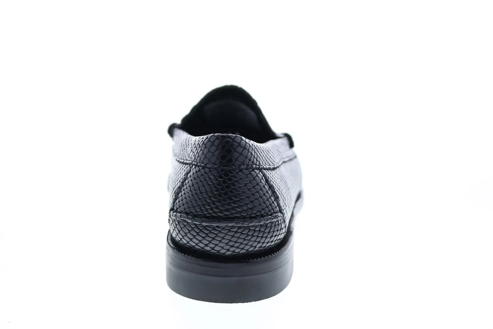 Sebago Dan Cocco 711241W Mens Black Leather Loafers & Slip Ons Penny Shoes