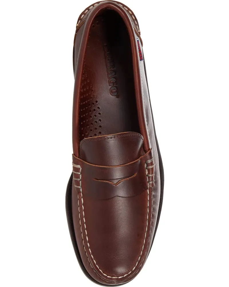 Sebago Dan Leather Boat Shoe, Brown