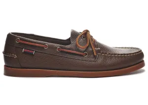 Sebago Dockside Portland Martellato Shoe - Brown Cognac Gum