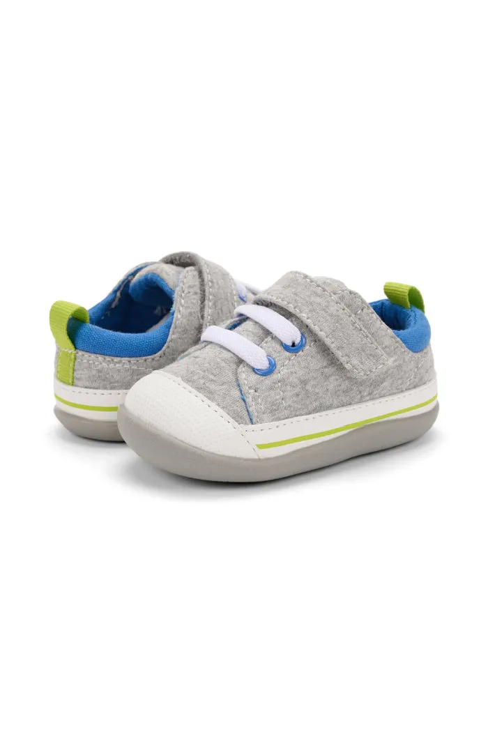 See Kai Run Stevie II INF in Gray Jersey/Lime