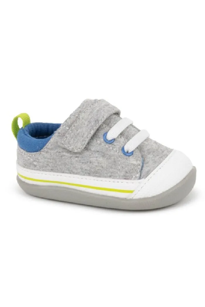 See Kai Run Stevie II INF in Gray Jersey/Lime