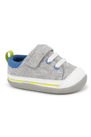 See Kai Run Stevie II INF in Gray Jersey/Lime