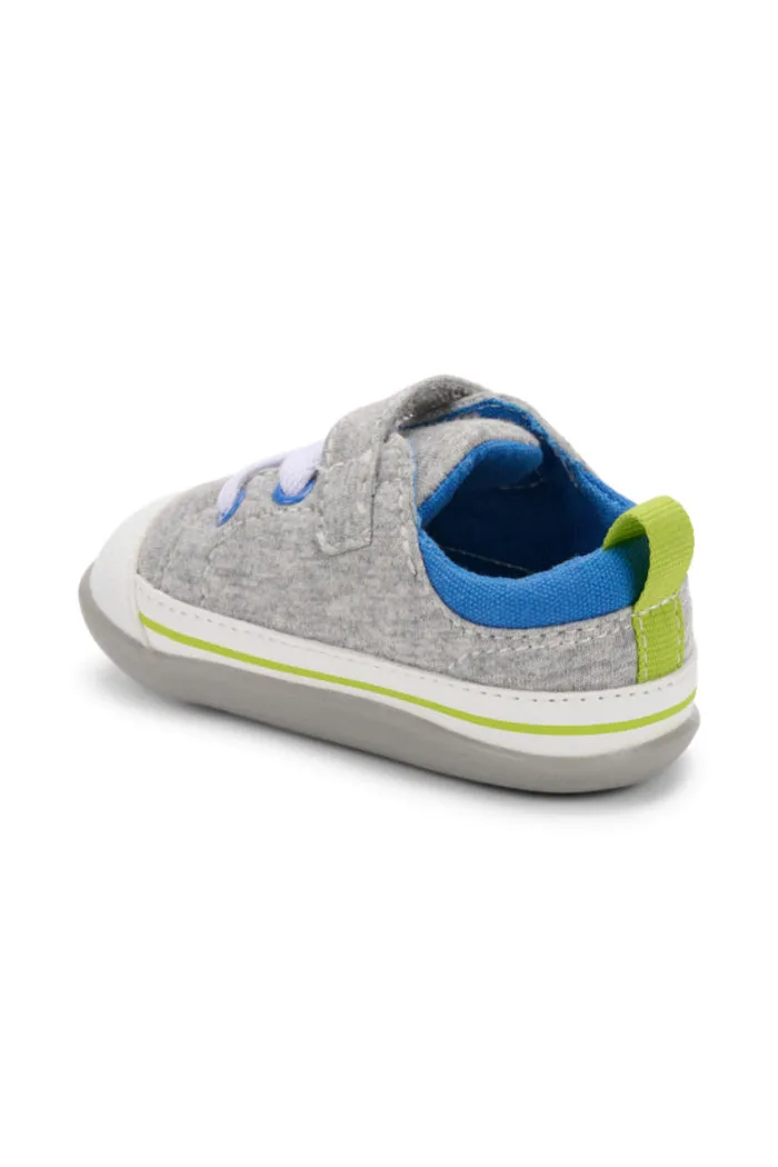 See Kai Run Stevie II INF in Gray Jersey/Lime