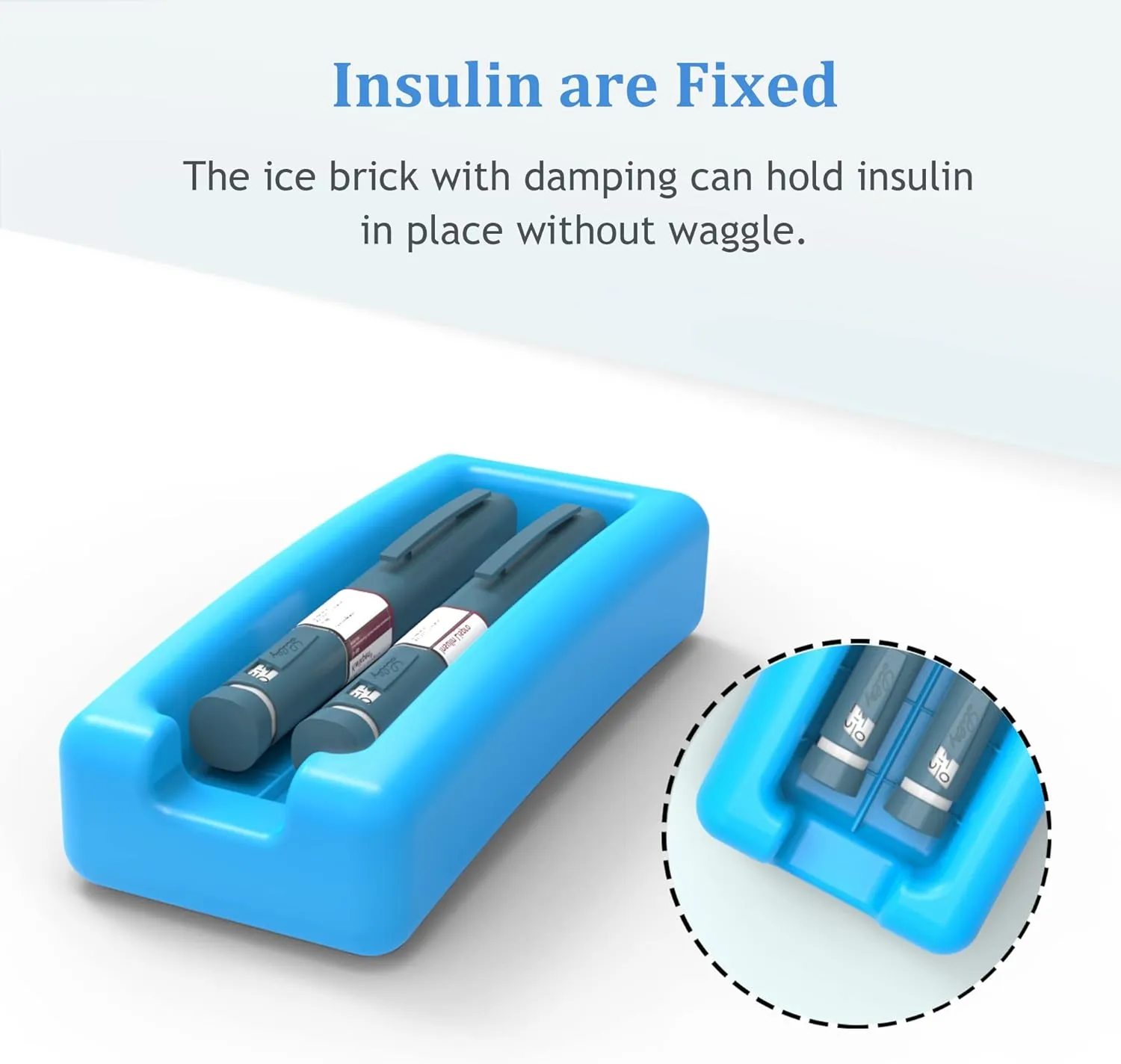 SHBC Insulin Pen Carrying Case Portable Medical Cooler Bag for Diabetes with Protective Ice Brick - Convenient to Changing Needles with Each Injection Hot Pink