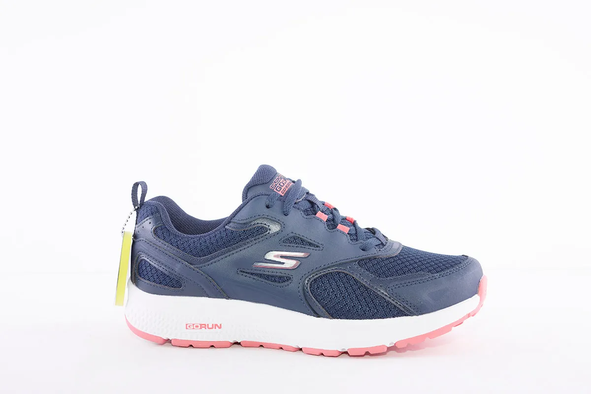 SKECHERS - 128075 GO RUN CONSISTENT-LACED RUNNER - NAVY/PINK