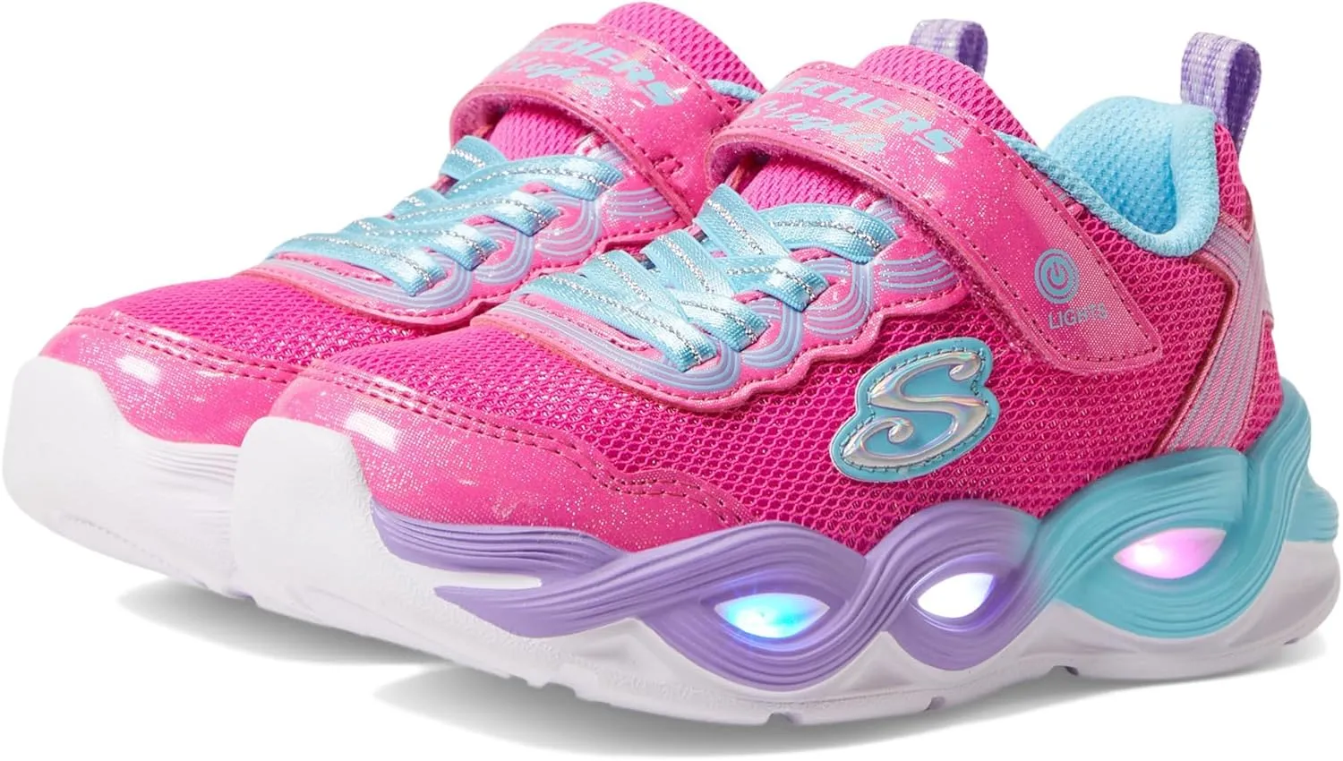 Skechers Kids Unisex-Child Twisty Glow Sneaker