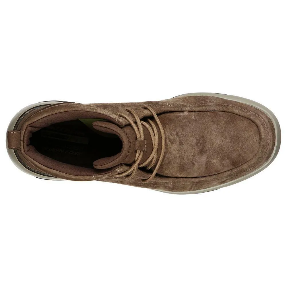 Skechers Mens Bellinger 2.0 Trembo Brown Suede Leather Boots 204225/BRN