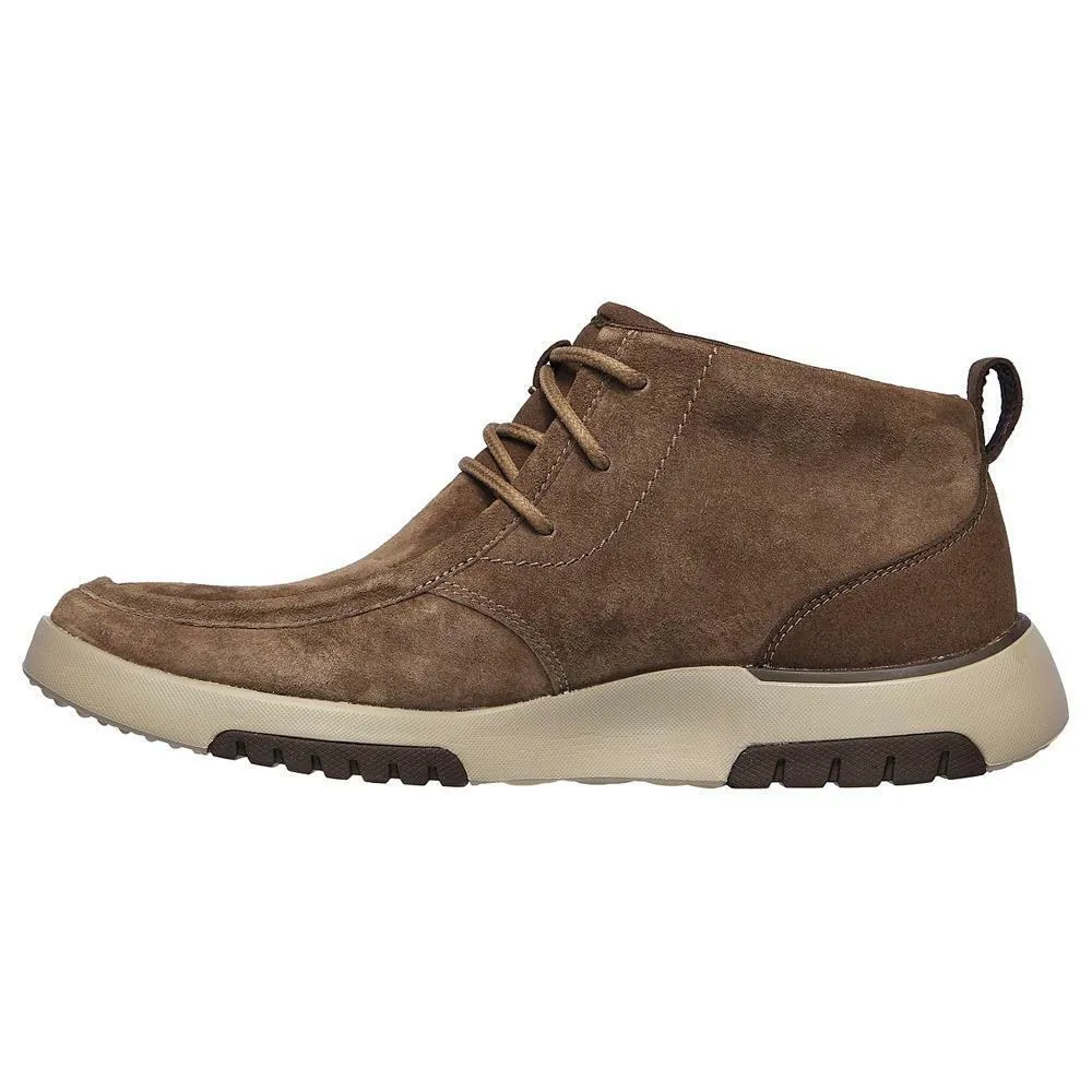 Skechers Mens Bellinger 2.0 Trembo Brown Suede Leather Boots 204225/BRN
