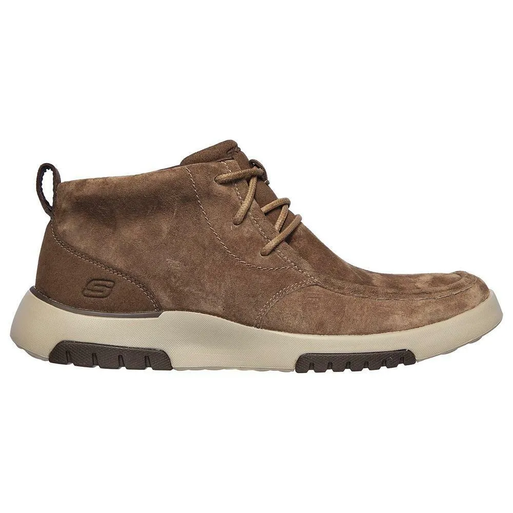 Skechers Mens Bellinger 2.0 Trembo Brown Suede Leather Boots 204225/BRN