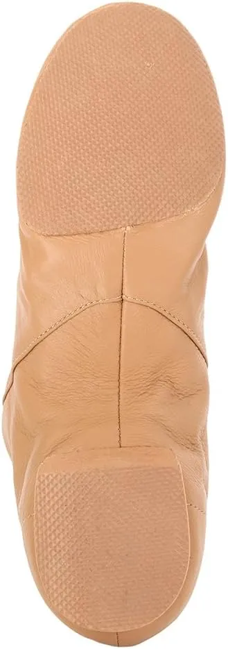 Slip On Jazz Shoe Leather and Elastic Dance Jazz Shoe for Girls and Boy Youth Children