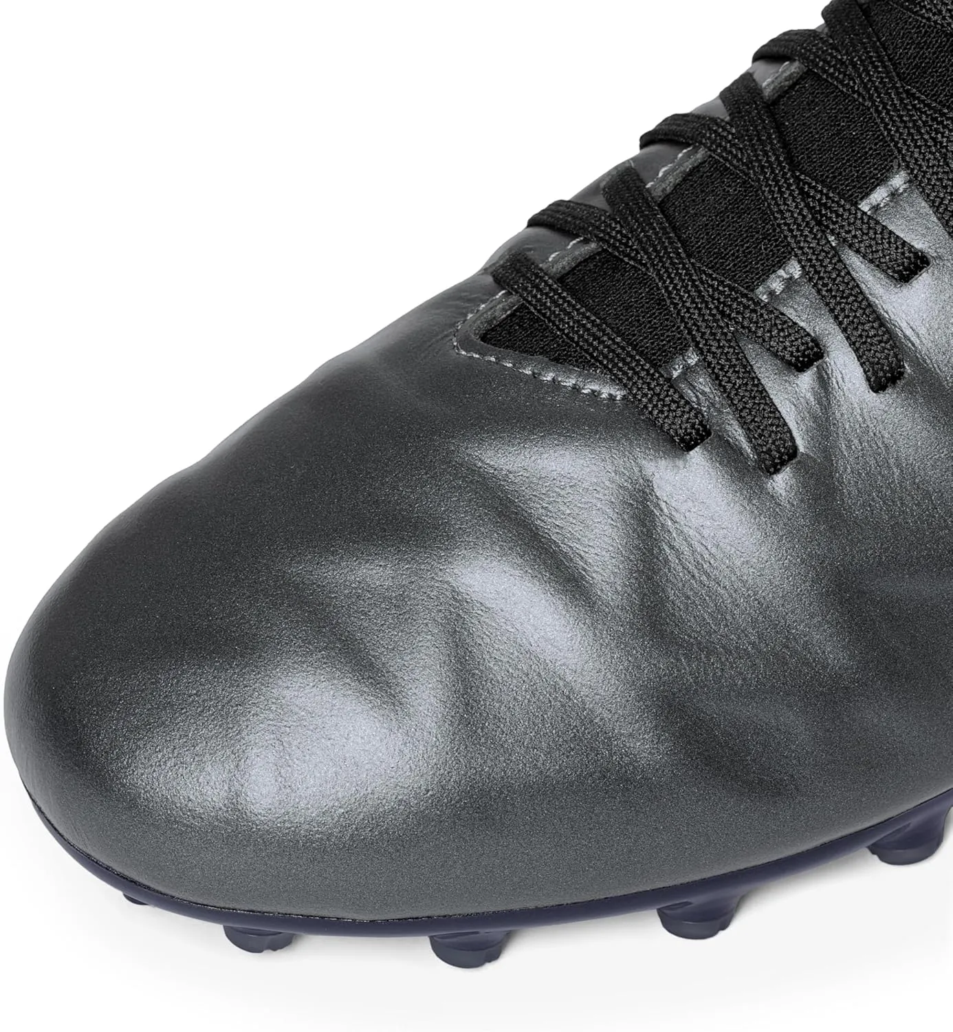 Soccer Cleats Leather Men's FG/MG Football Shoes,Pro Calfskin Leather Soccer Shoes,Outdoor Football Cleats Unisex Adult Sizes,Snug Fit