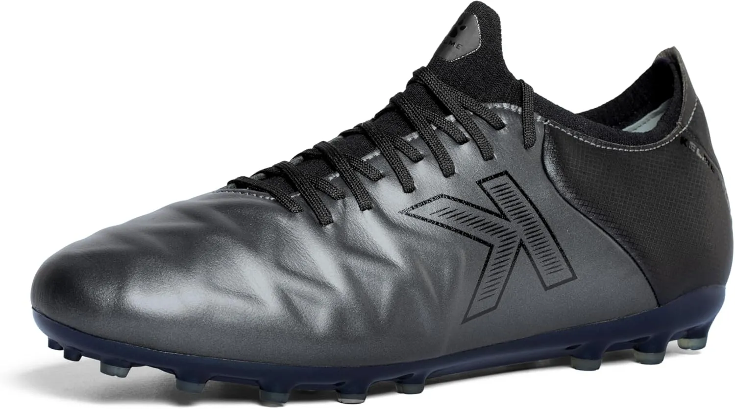 Soccer Cleats Leather Men's FG/MG Football Shoes,Pro Calfskin Leather Soccer Shoes,Outdoor Football Cleats Unisex Adult Sizes,Snug Fit