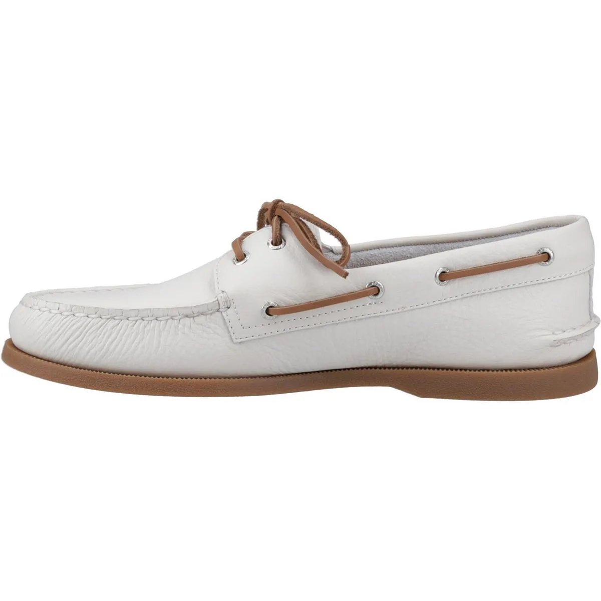 Sperry Authentic 2 Eye Boat Shoe White/Gum