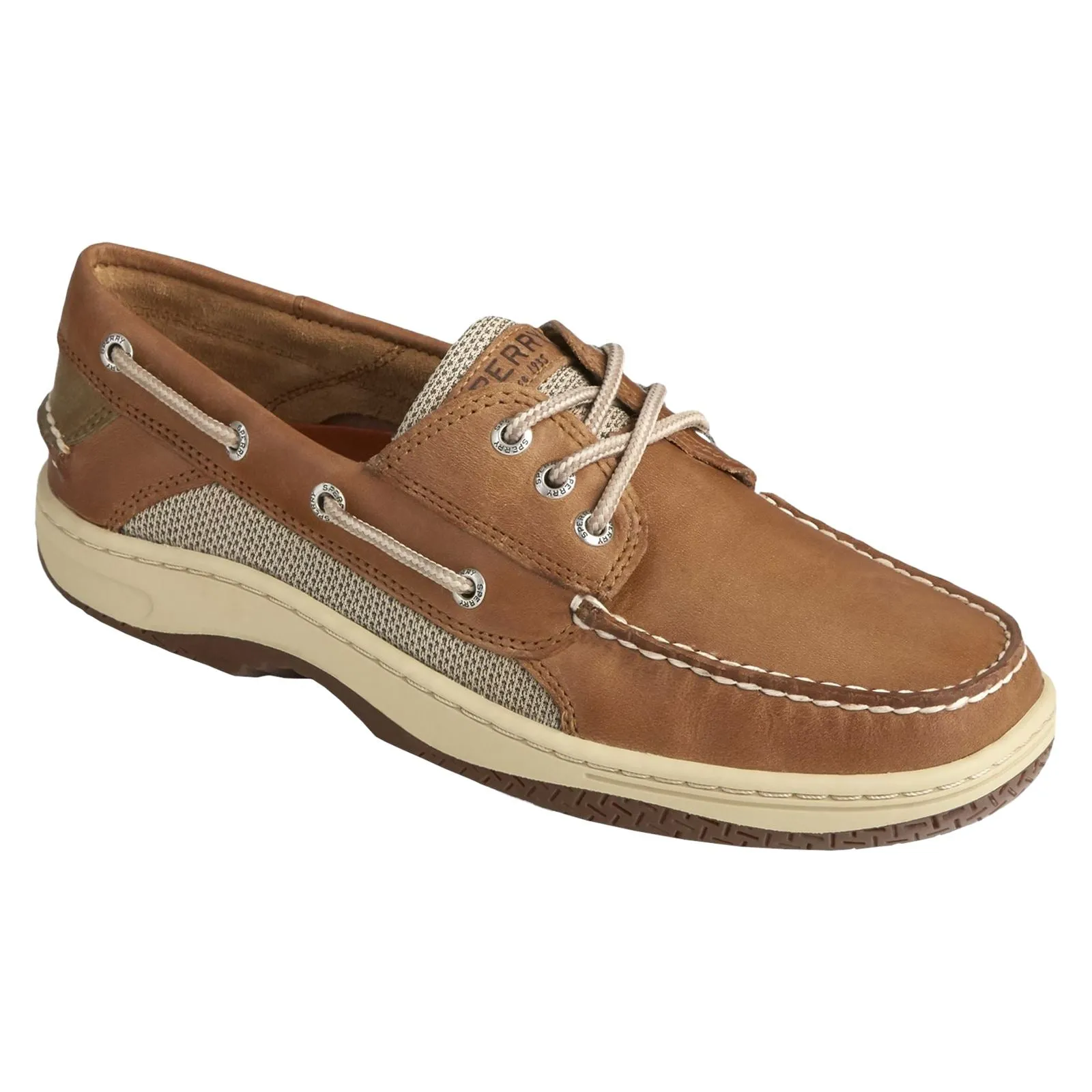 Sperry Men's Billfish 3-Eye Boat Shoe in Dark Tan
