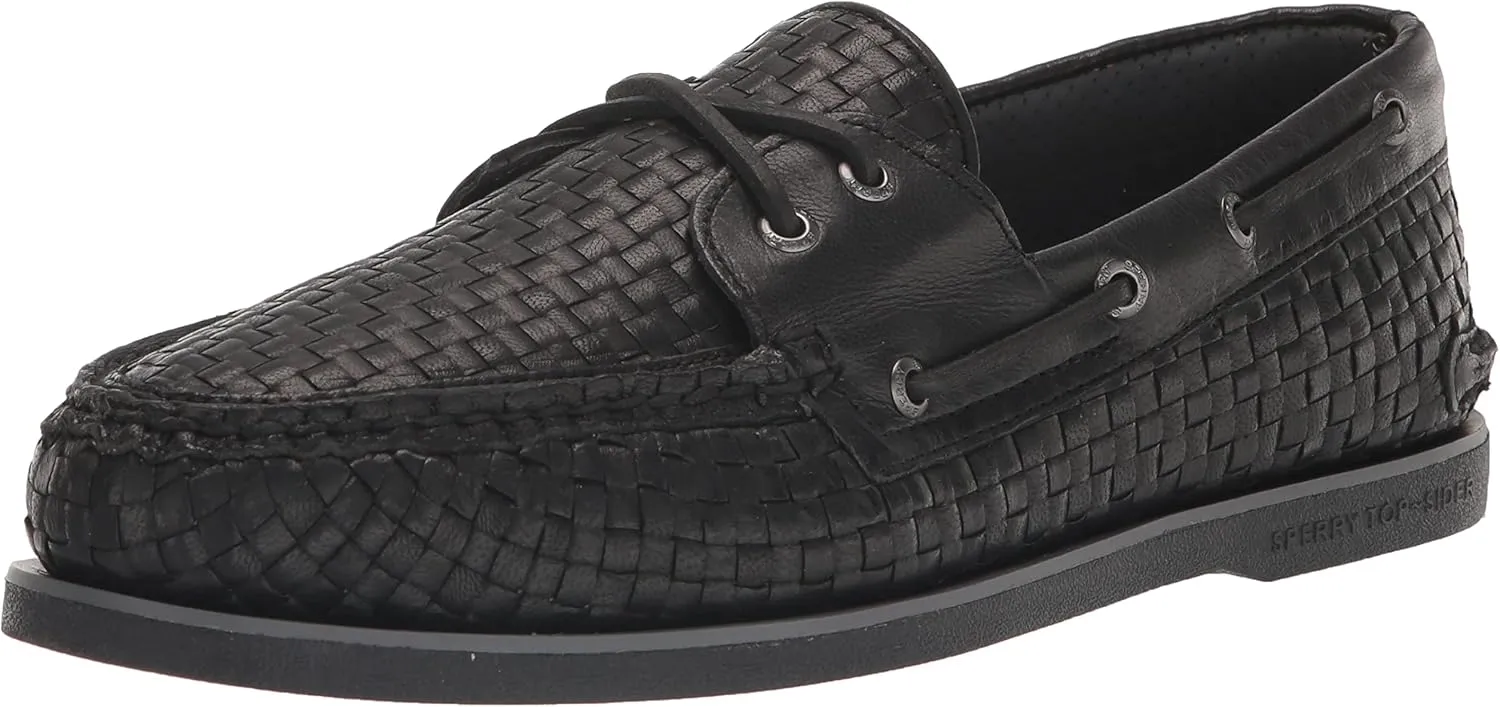 Sperry Men's Gold Authentic Original 2-Eye Woven Boat Shoe