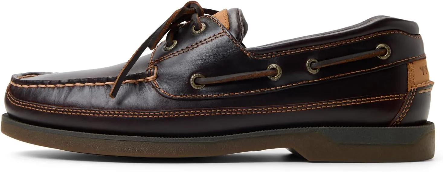 Sperry Men's Mako 2-Eye Boat Shoe, Amaretto, 10.5 Wide
