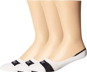 Sperry Men's Signature Invisible Boat Shoe Liner Socks-3 Pair Pack-No Show Combed Cotton Comfort