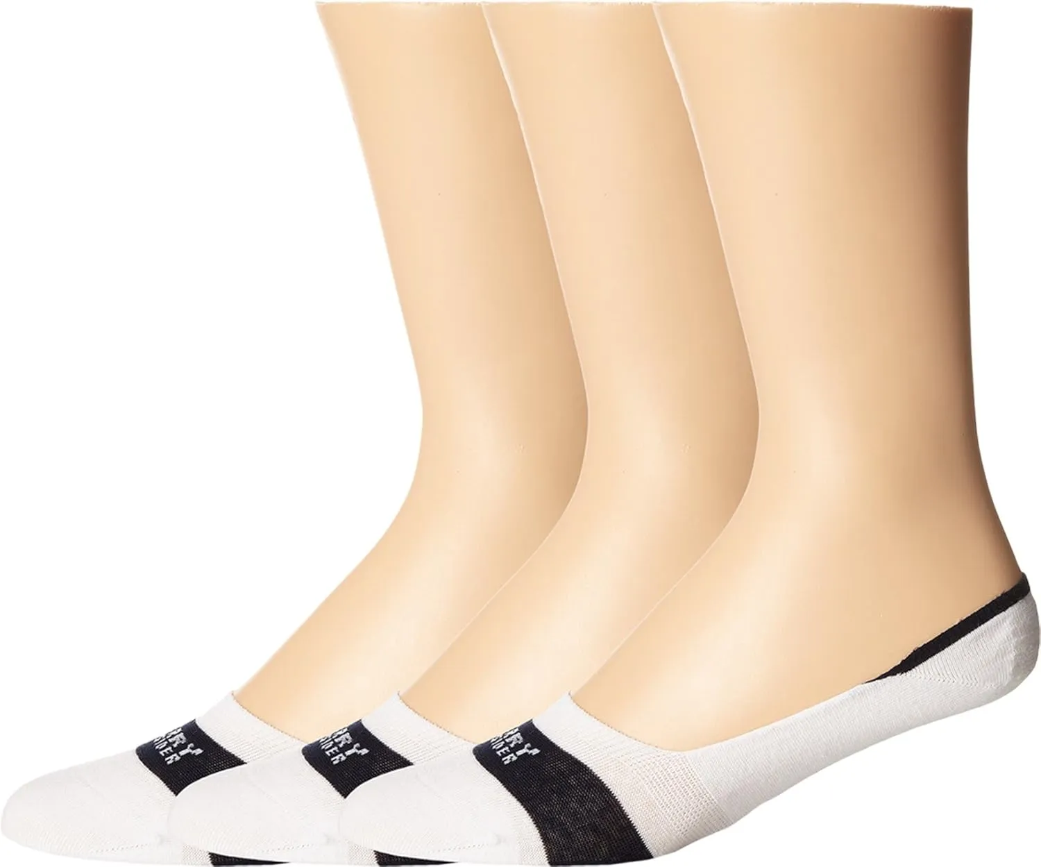 Sperry Men's Signature Invisible Boat Shoe Liner Socks-3 Pair Pack-No Show Combed Cotton Comfort