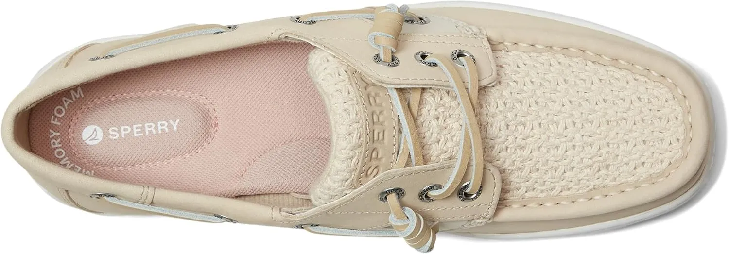 Sperry Women's Rose Fish 3 Eye Boat Shoe