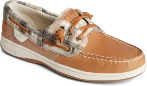 Sperry Women's, Rosefish Boat Shoe TAN/Ivory Teddy Wool 6 M
