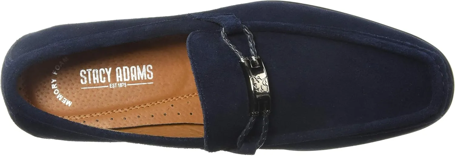 STACY ADAMS Men's Neville Moc-Toe Slip-on Penny Loafer