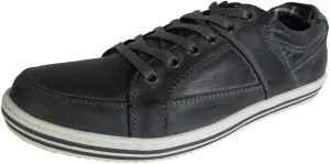 Steve Madden Mens Ropperr Lace Up Fashion Sneaker Shoe, Grey Leather, US 13