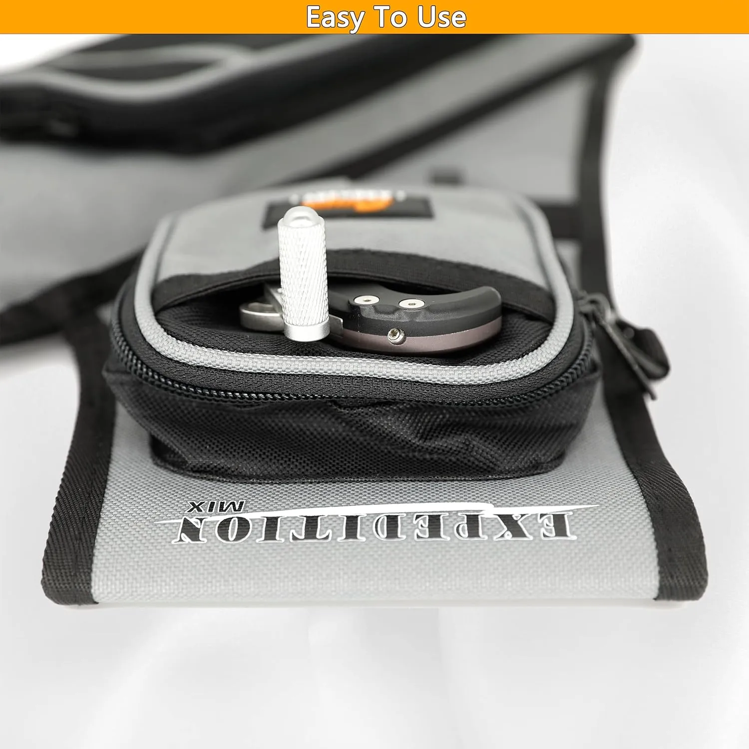 SUNYA Archery Hip Quiver for Arrows. Includes 3 Tubes Arrow Holder, Accessories Pockets and Waist Belt. Fit for Compound and Recurve Bow Practice.
