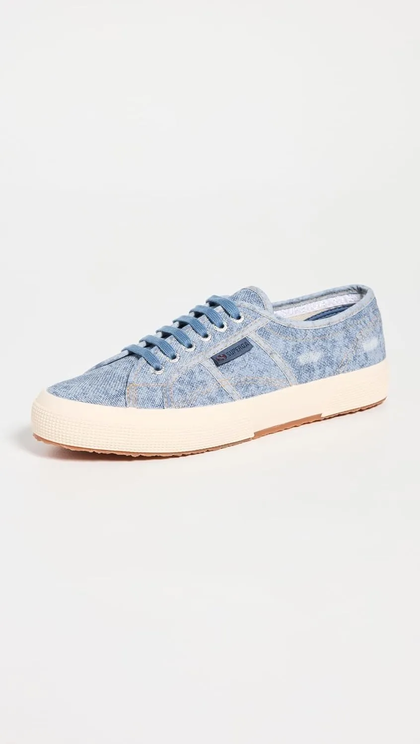 Superga Women's 2750 Cotton Denim Destroyed Sneaker
