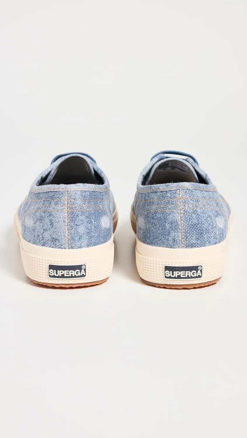 Superga Women's 2750 Cotton Denim Destroyed Sneaker
