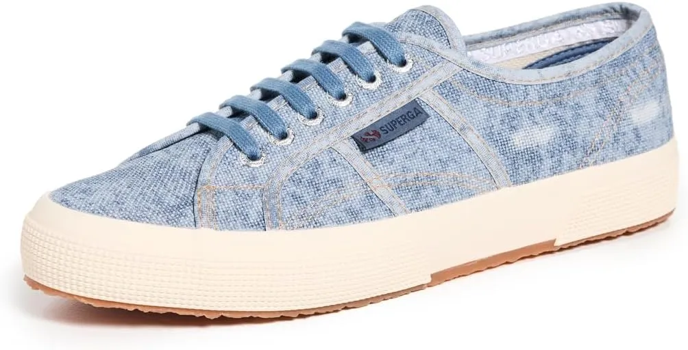 Superga Women's 2750 Cotton Denim Destroyed Sneaker