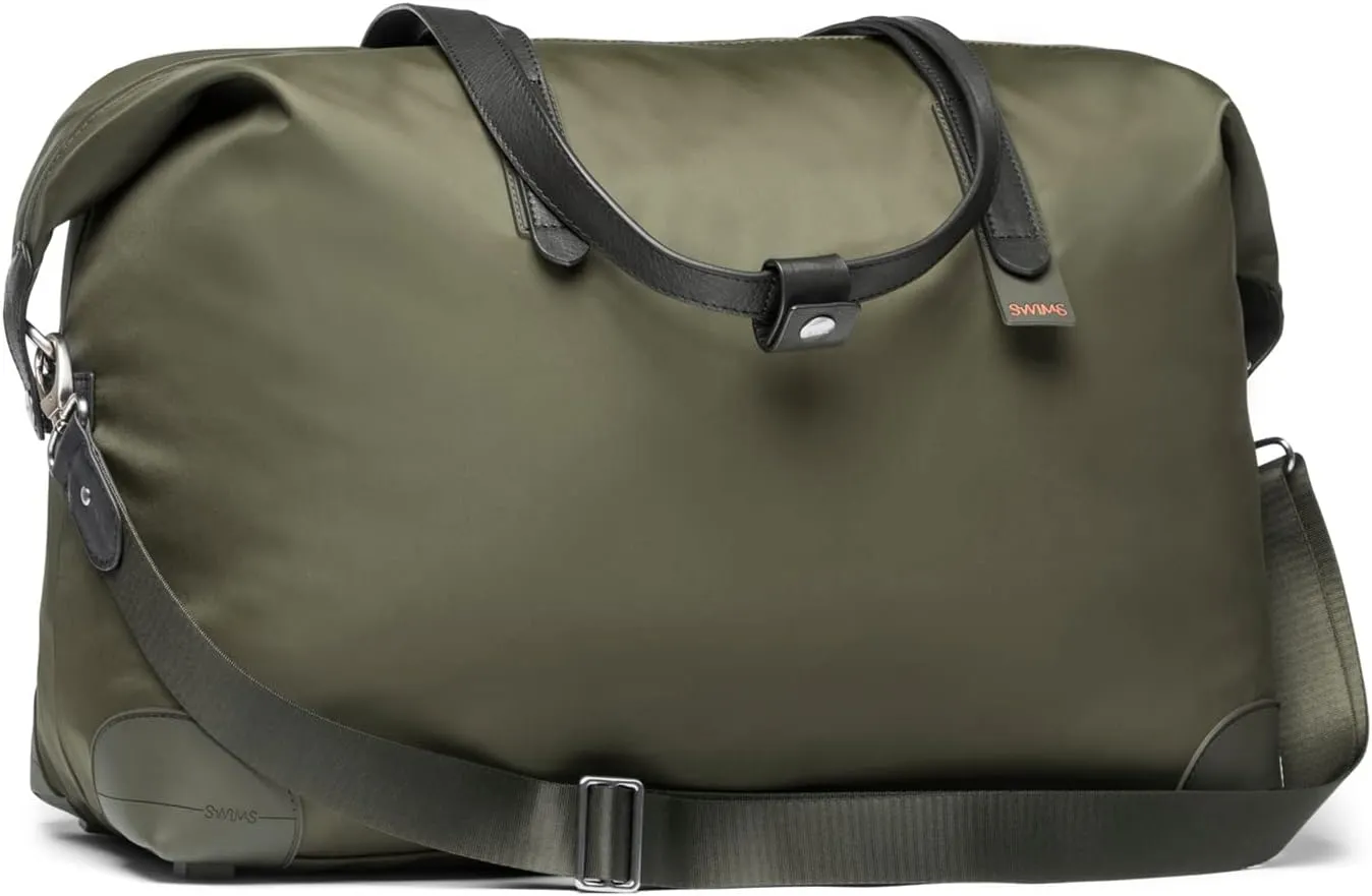 SWIMS Unisex 48 Hour Holdall Bag for Carry-On Luggage for Travel, Commuting, and Everyday - Olive