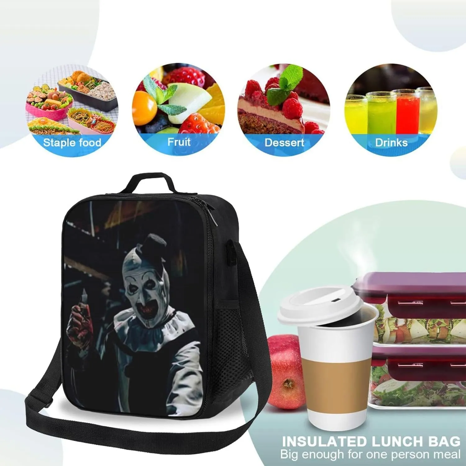 T-Errifier Shopping Bag, Suitable For Work, Picnics, And Daily Travel, Can Be Carried On One Shoulder