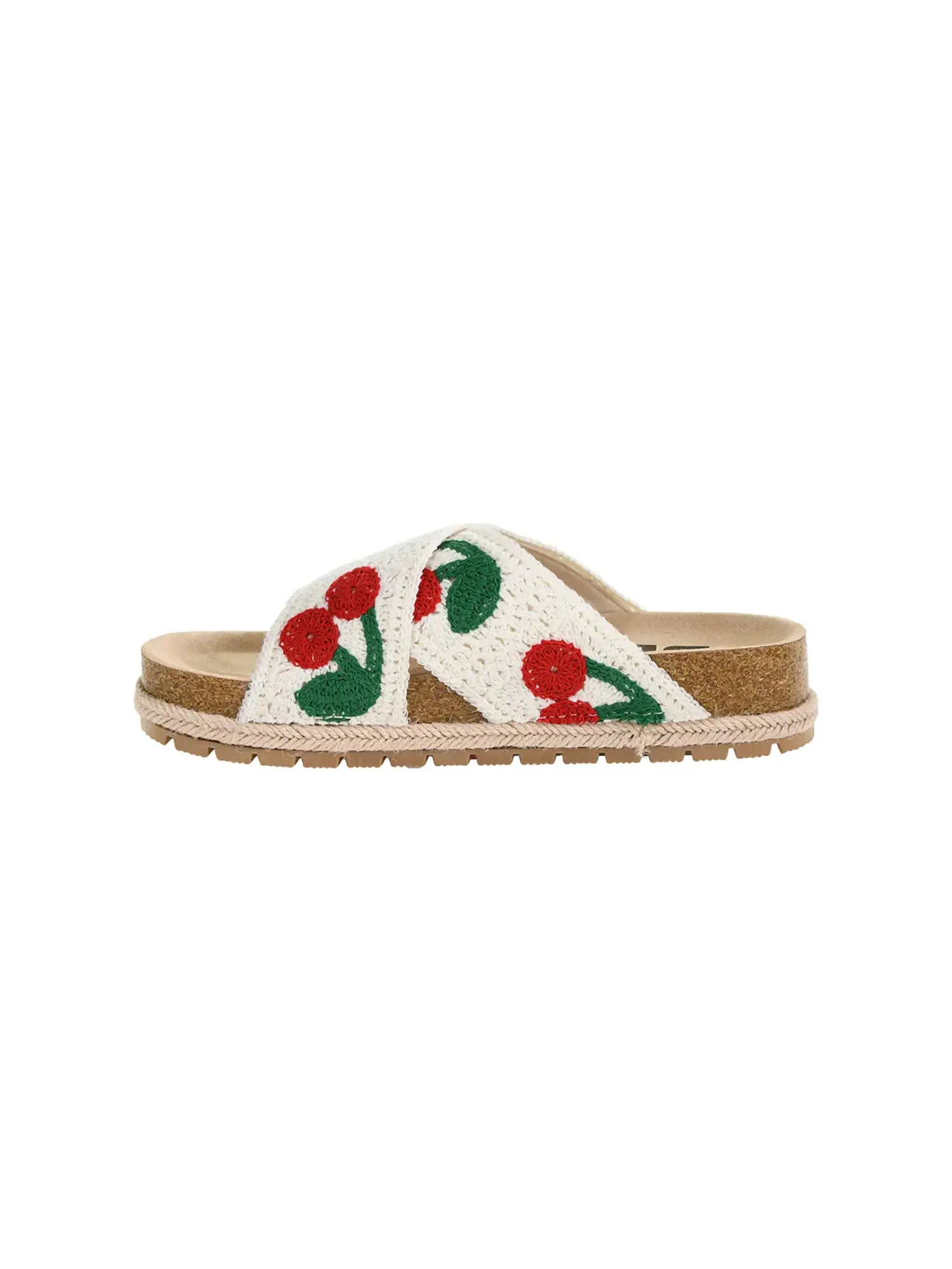 Tacoma Cherry Crochet Sandal
