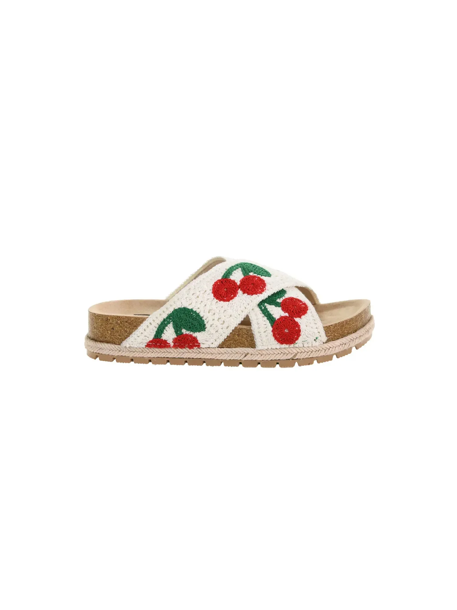 Tacoma Cherry Crochet Sandal